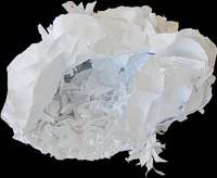 Sea Geode -- photo by Sienna M Potts -- artwork © Shelley Martin (click to see a larger version of the paper sculpture)
