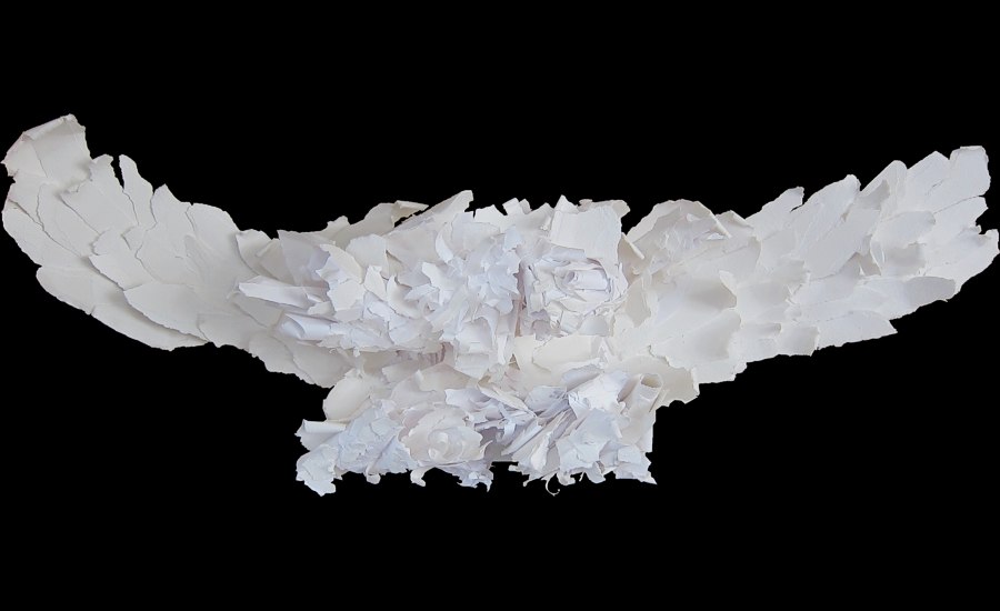 Wings -- photo by Sienna M Potts -- artwork © Shelley Martin